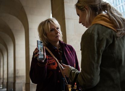 Still of Callie Cooke & Jennifer Saunders in The Stranger