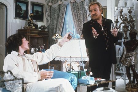 Rémi Laurent and Ugo Tognazzi in La Cage aux Folles (1978)