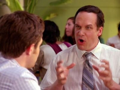 Diedrich Bader and Ben Rappaport in Outsourced (2010)