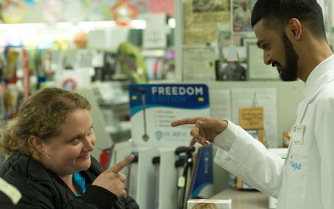 Danielle Macdonald and Siddharth Dhananjay in Patti Cake$ (2017)