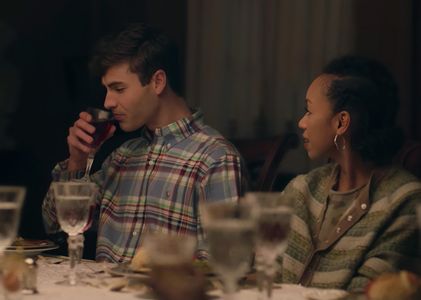 Still of Logan Browning & Christian Weissmann in Dear White People.