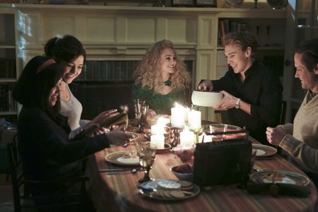 Matt Letscher, AnnaSophia Robb, Austin Butler, Ellen Wong, and Katie Findlay in The Carrie Diaries (2013)