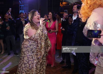 Nina West performs with Mary Lambert at The Trevor Project's TrevorLIVE LA 2019 at The Beverly Hilton Hotel on November 