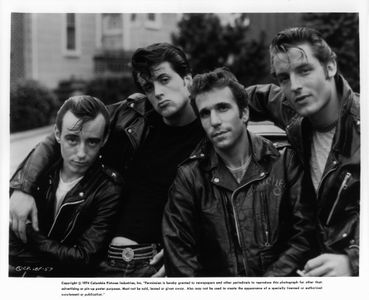 Sylvester Stallone, Henry Winkler, Perry King, and Paul Mace in The Lords of Flatbush (1974)