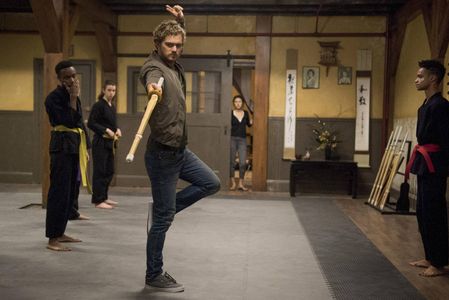 Finn Jones, Jessica Henwick, and Donté Grey in Iron Fist (2017)