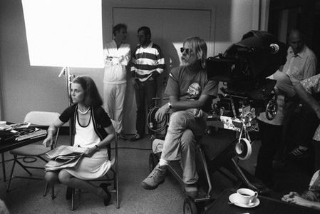 Jane Fonda, Hal Ashby, and Bruce Dern in Coming Home (1978)