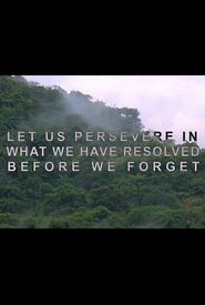 Let Us Persevere in What We Have Resolved Before We Forget