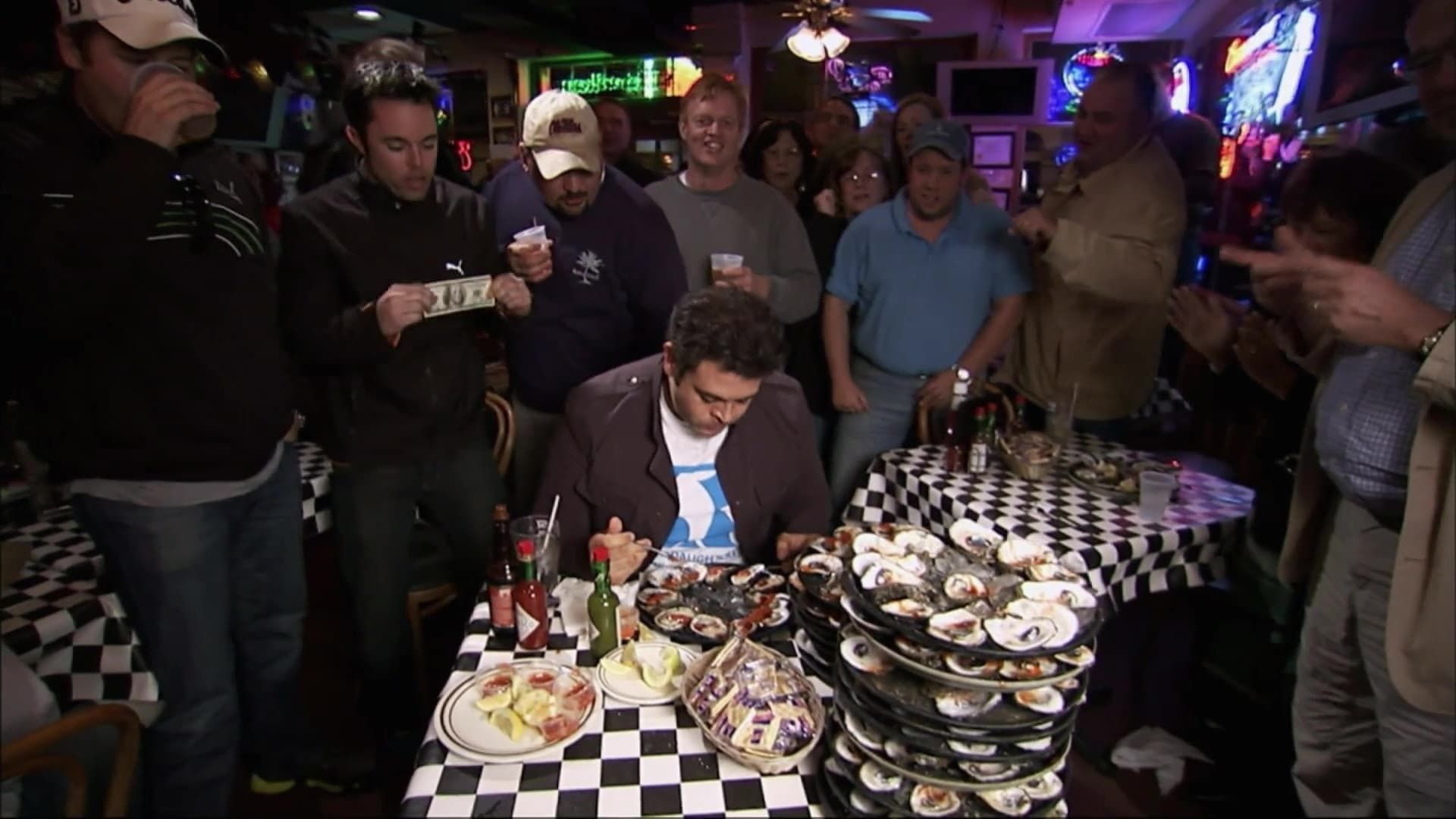 Man v. Food background