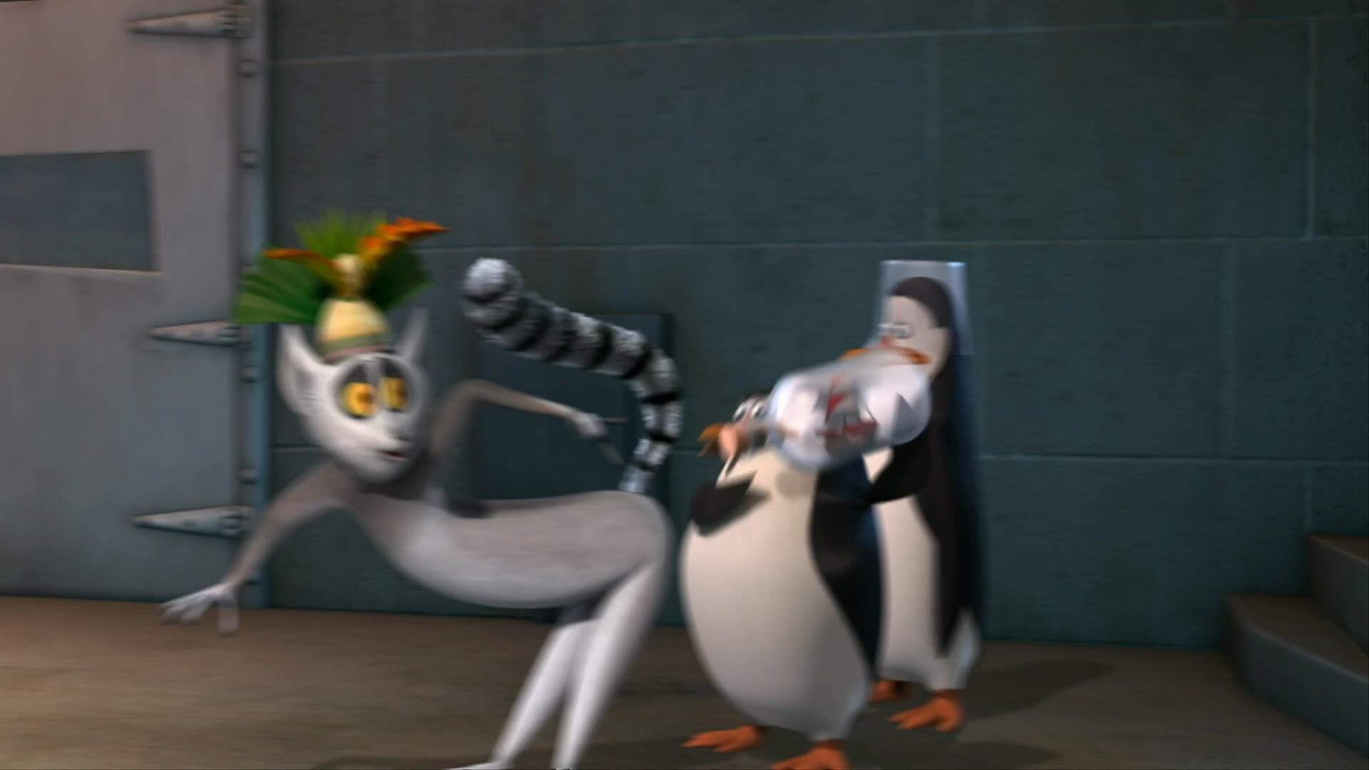 The Penguins of Madagascar background