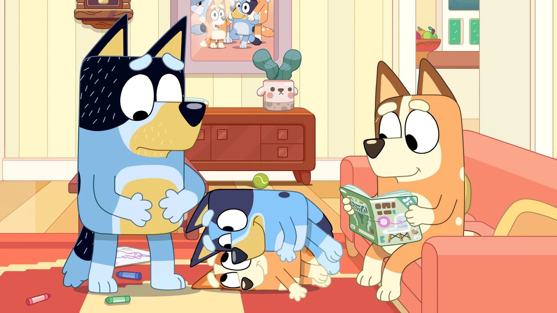 Bluey Minisodes background