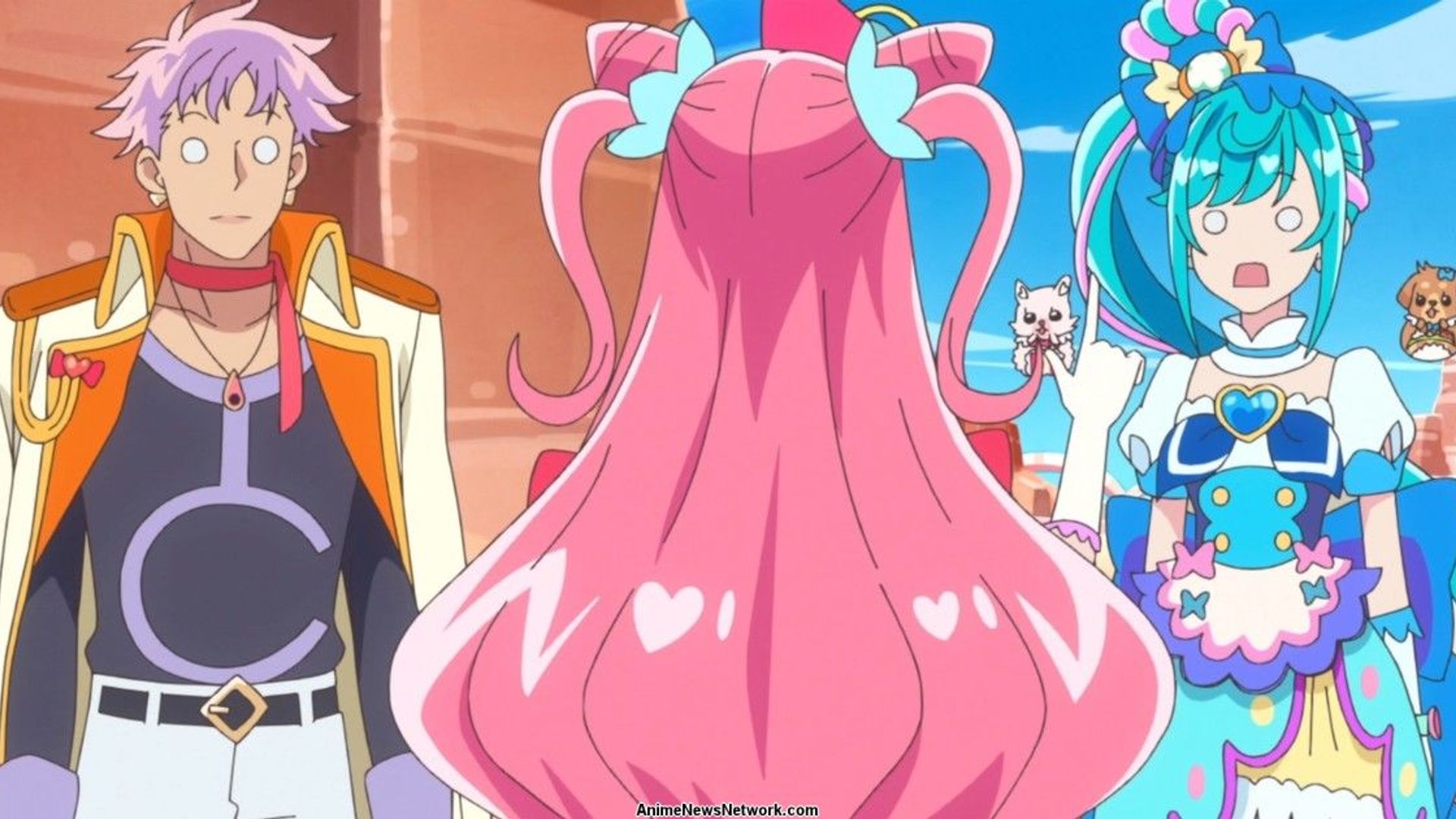 Delicious Party Pretty Cure background