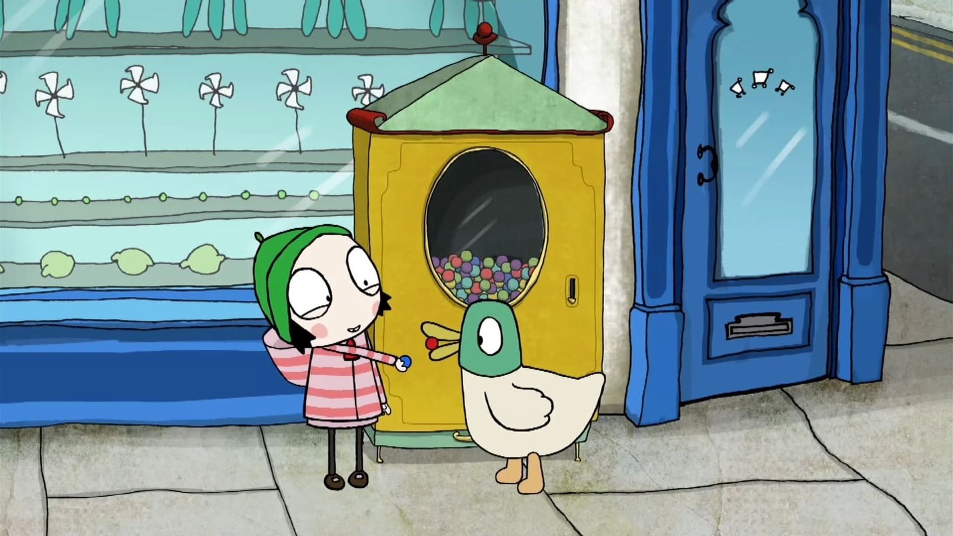 Sarah and Duck background