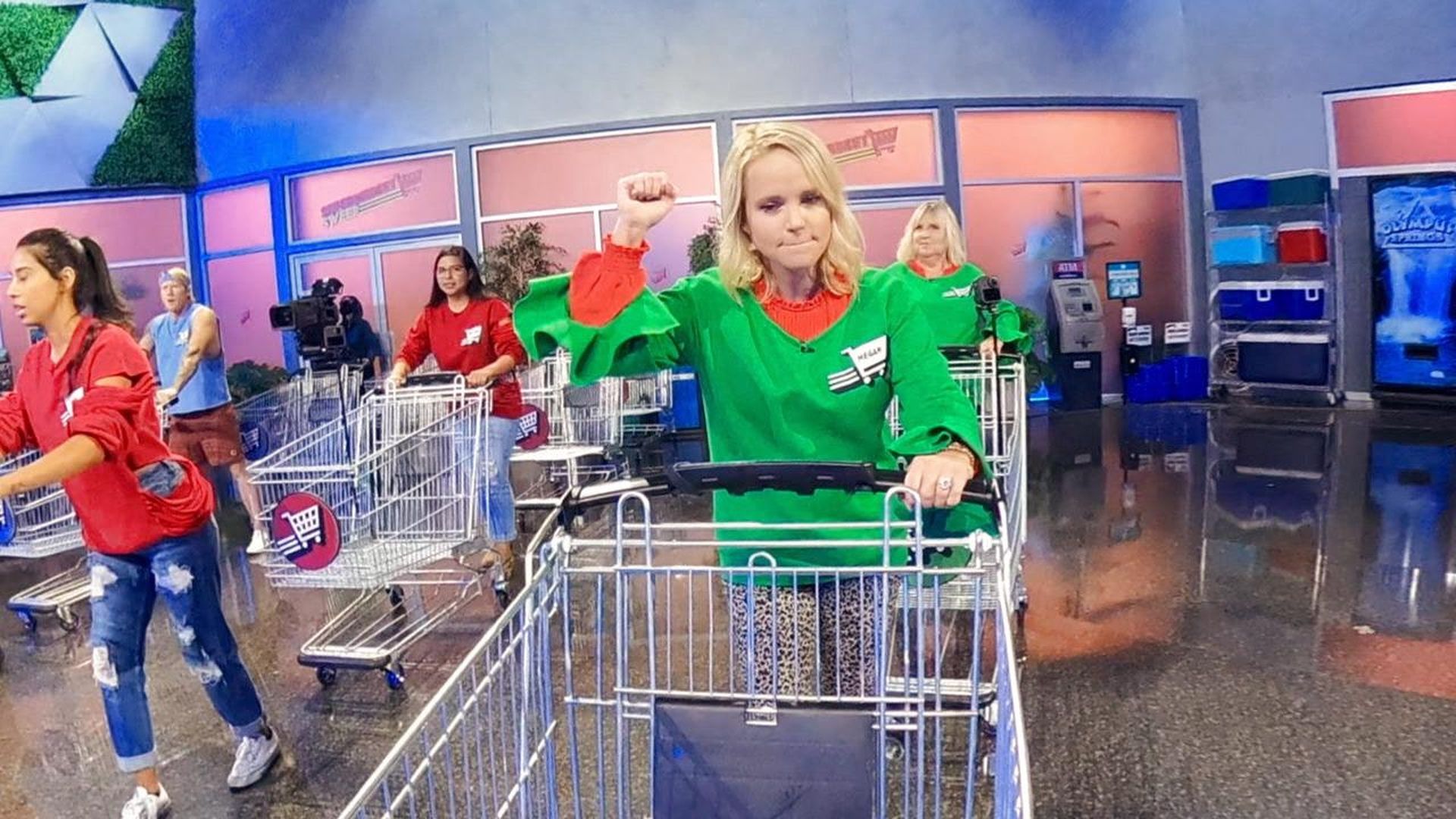 Supermarket Sweep background