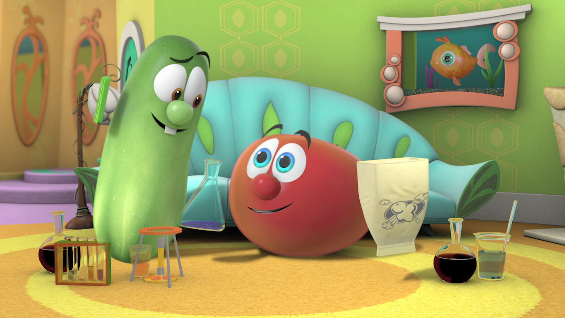 VeggieTales in the House background