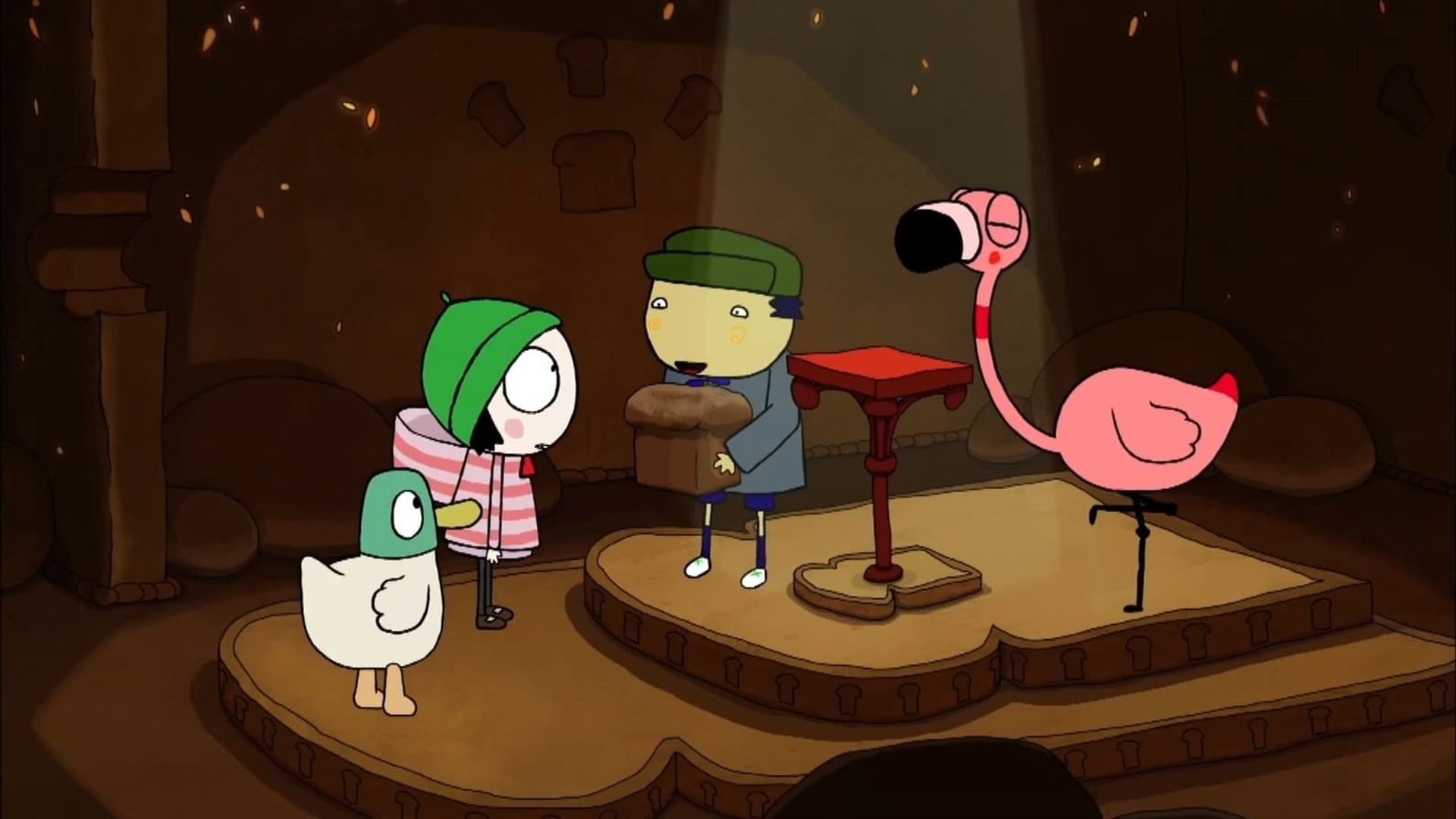 Sarah and Duck background