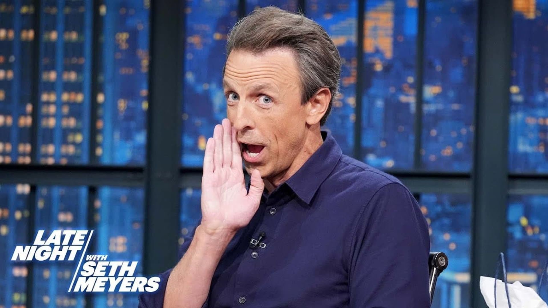 Late Night with Seth Meyers: Corrections" background