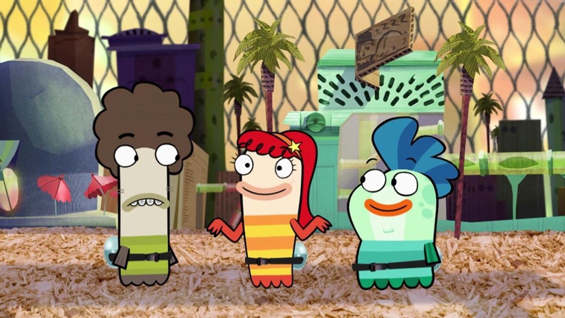 Fish Hooks background