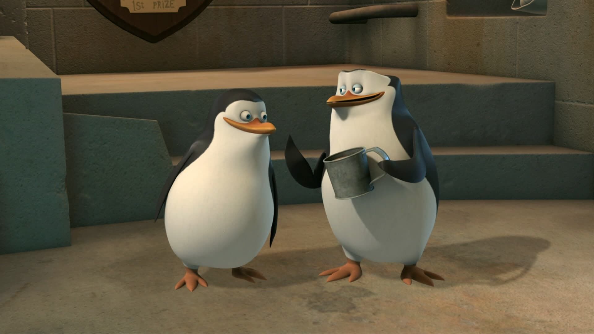 The Penguins of Madagascar background