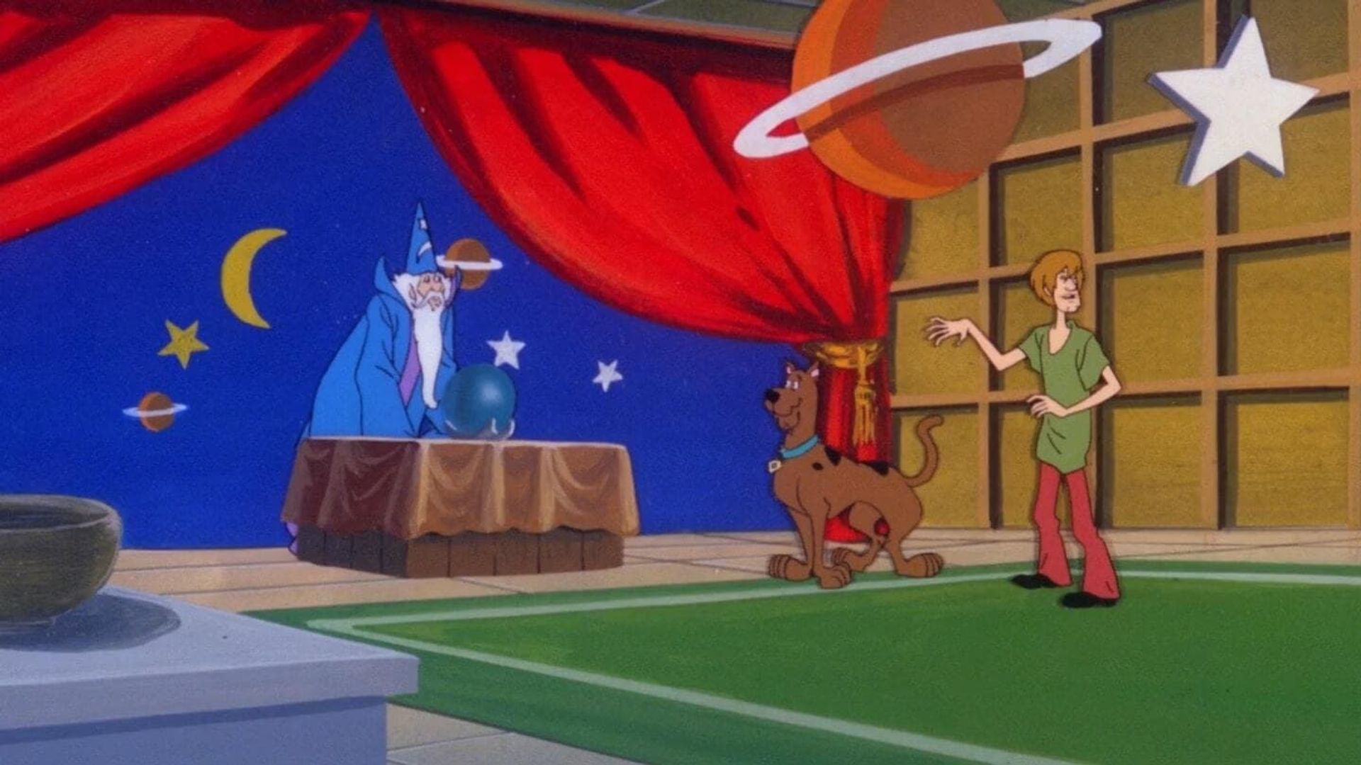 The New Scooby and Scrappy-Doo Show background