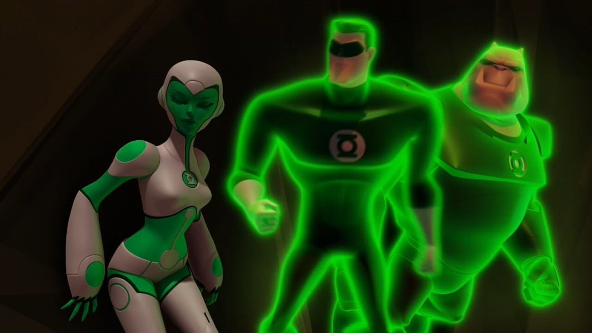 Green Lantern: The Animated Series background