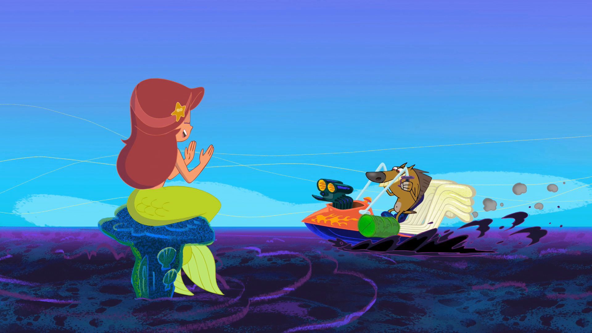 Zig & Sharko background