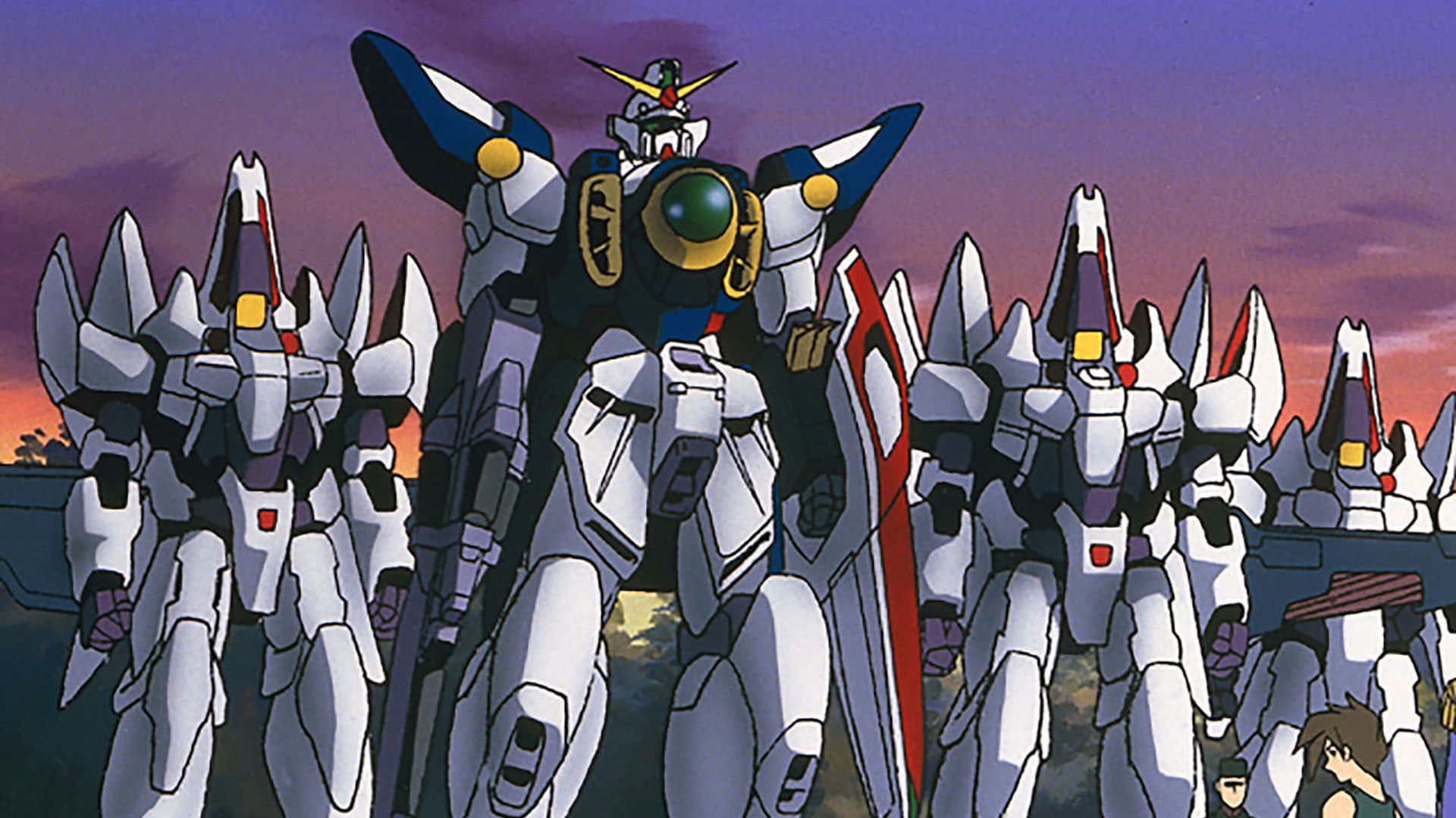 Mobile Suit Gundam Wing background