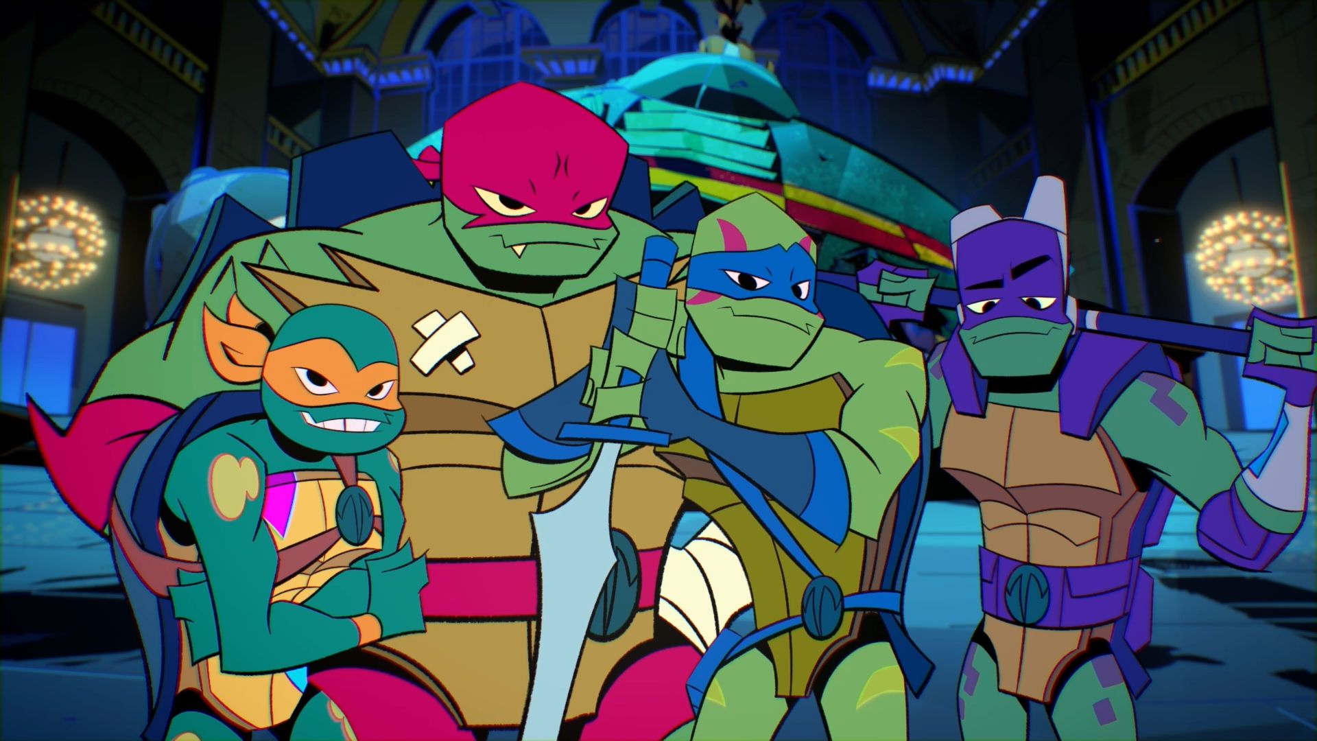 Rise of the Teenage Mutant Ninja Turtles background