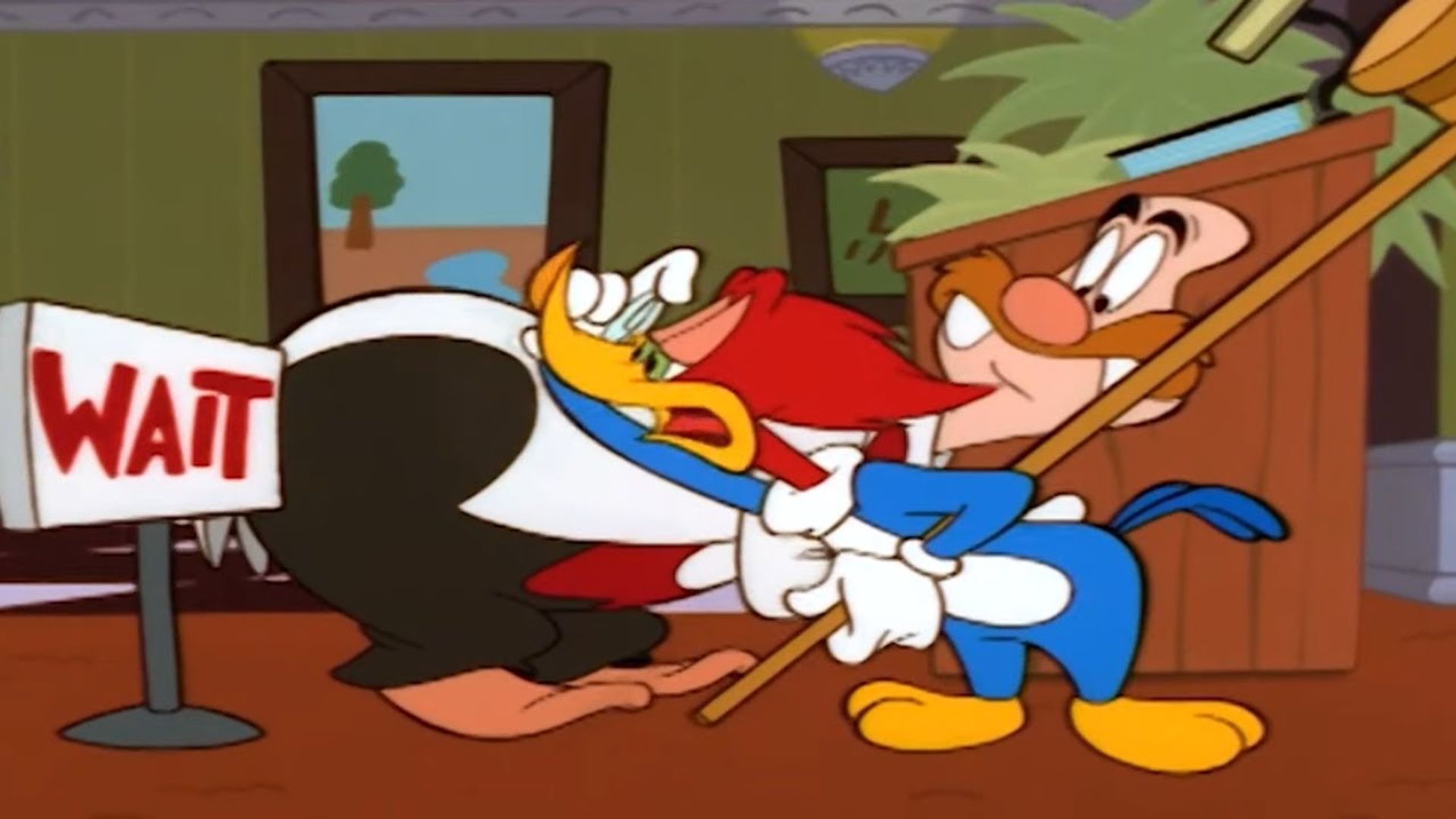 The Woody Woodpecker Show background