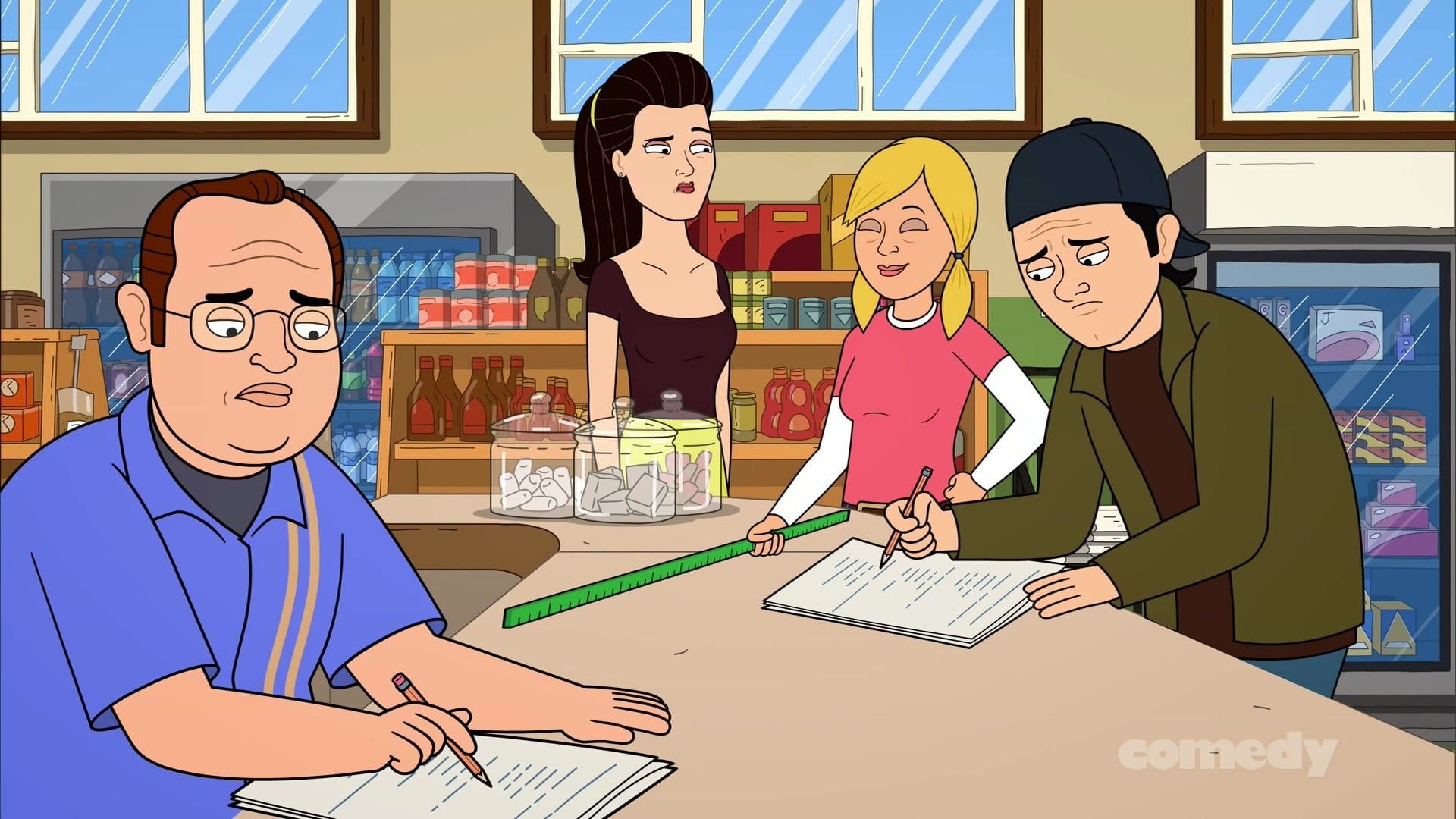 Corner Gas Animated background