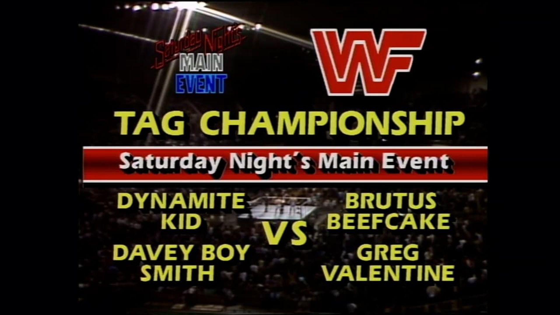 WWE Saturday Night's Main Event background