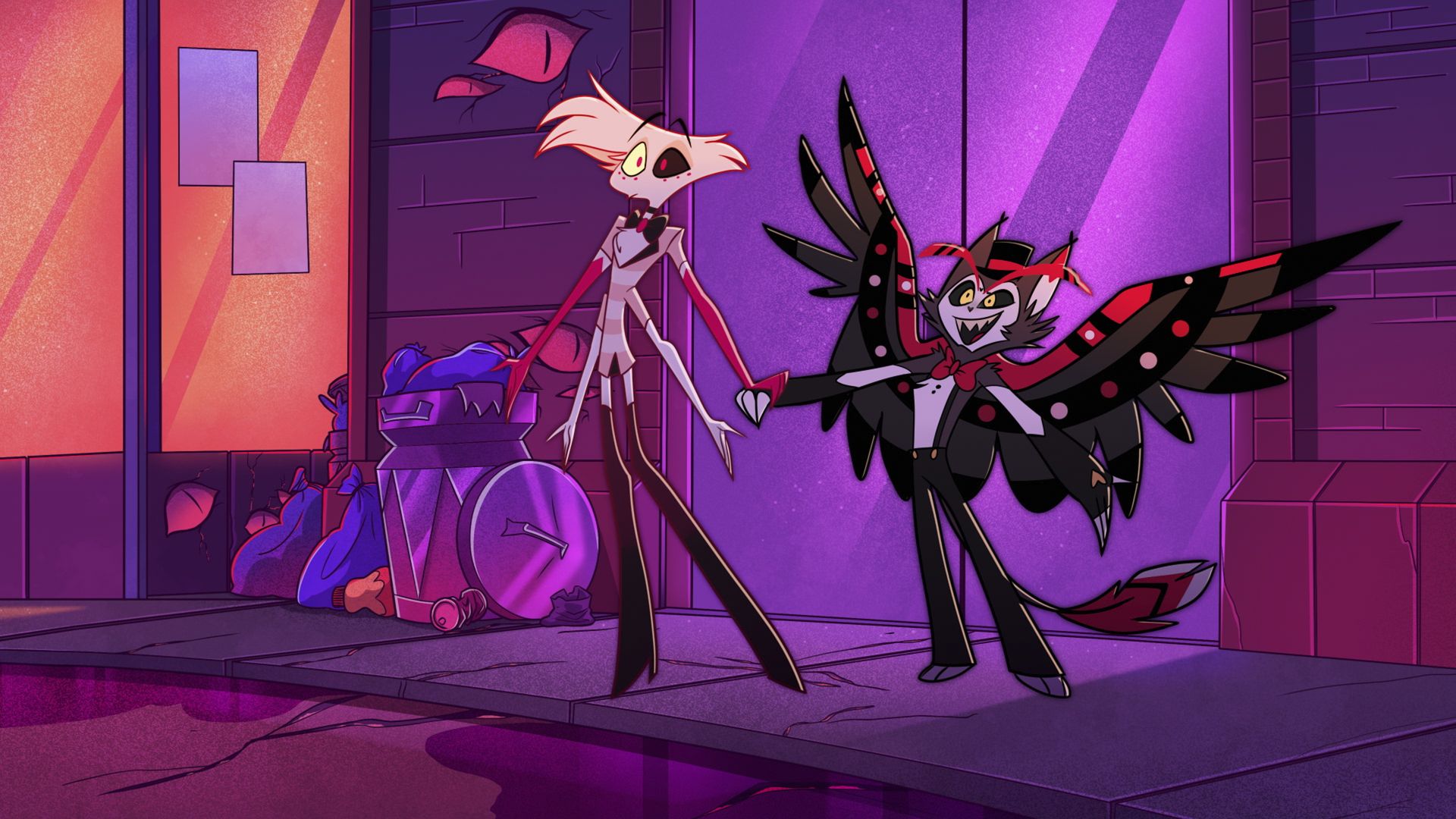 Hazbin Hotel background