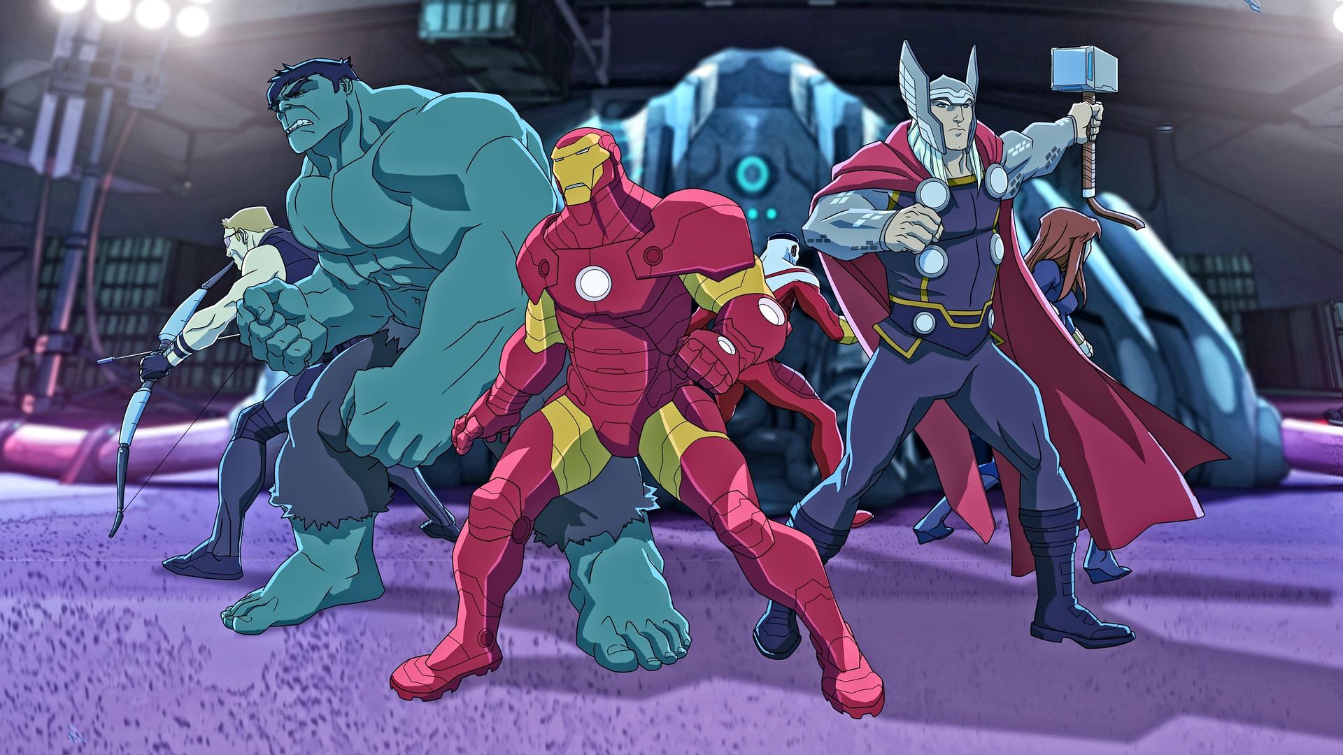 Avengers Assemble background