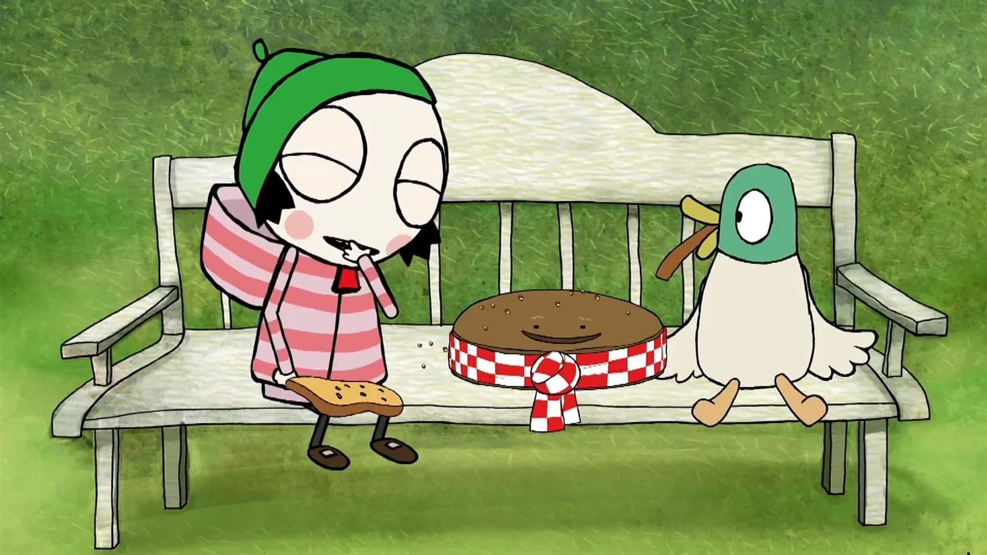 Sarah and Duck background