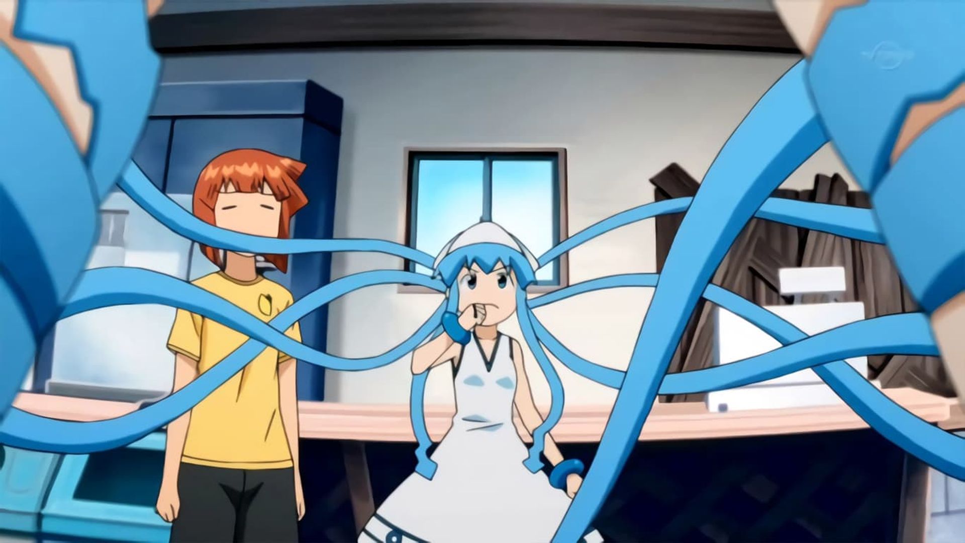 The Squid Girl: The Invader Comes from the Bottom of the Sea! background