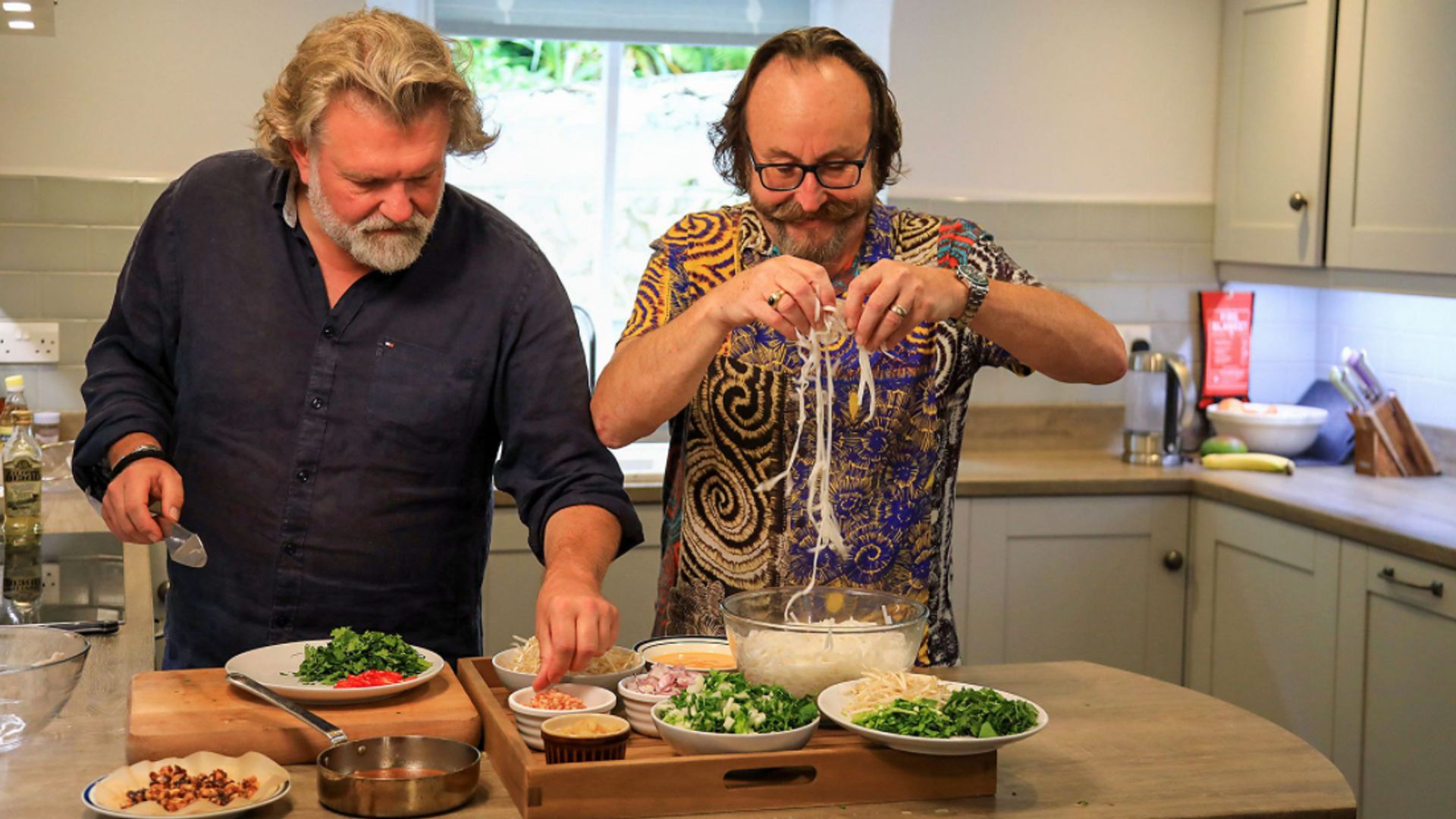 Hairy Bikers Go North background