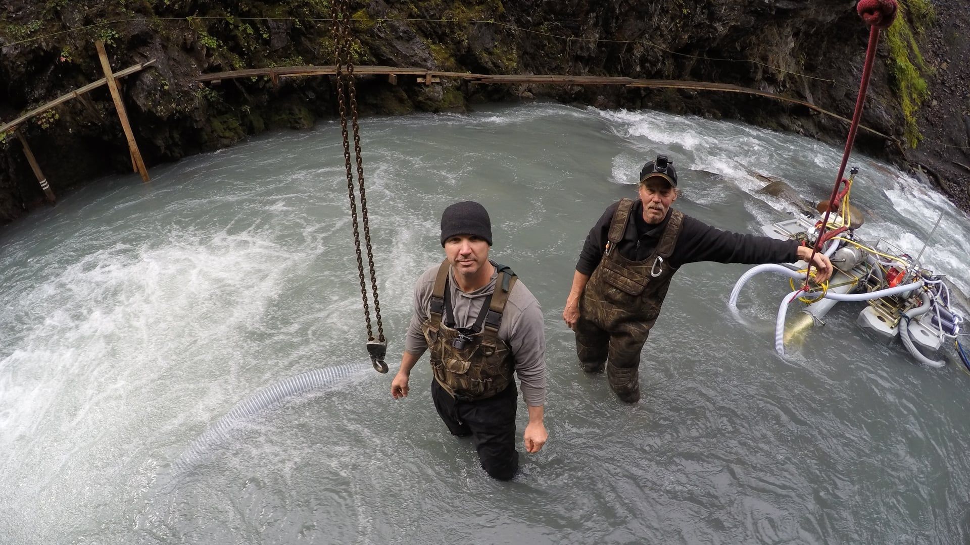 Gold Rush: White Water background