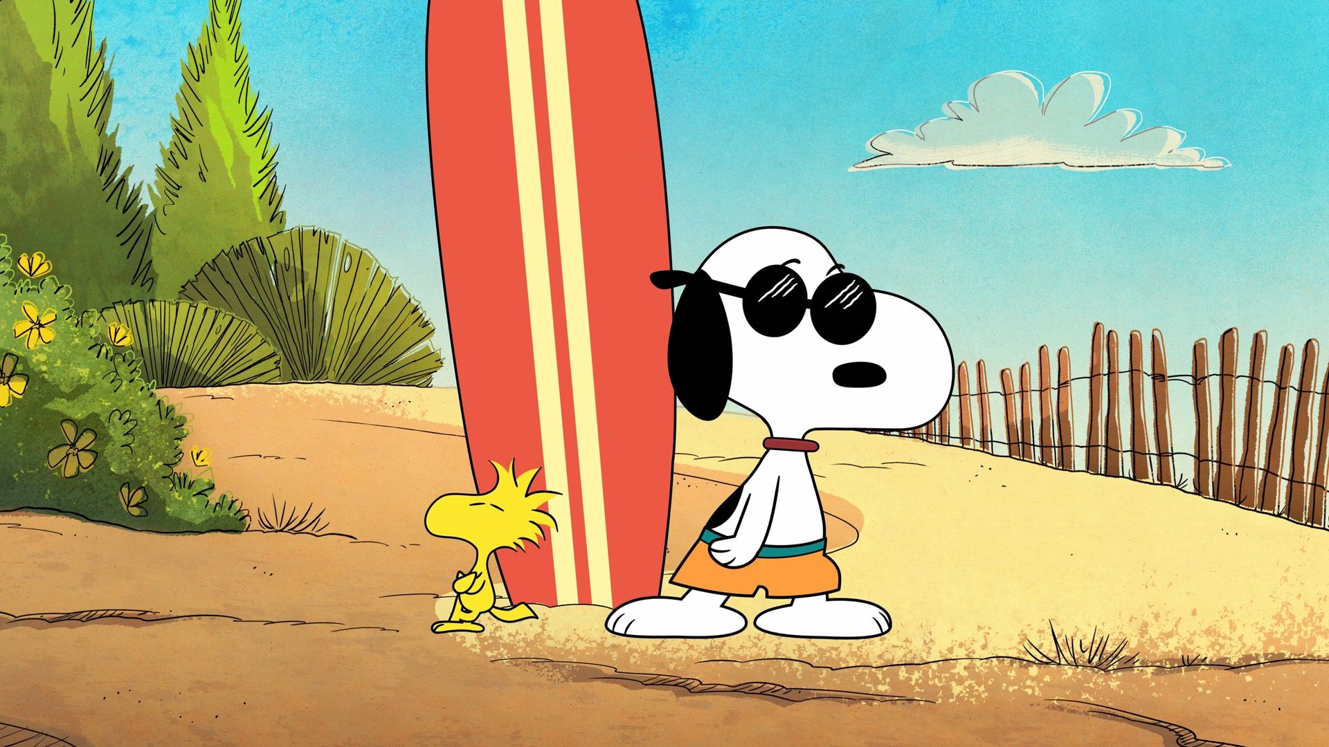 The Snoopy Show background