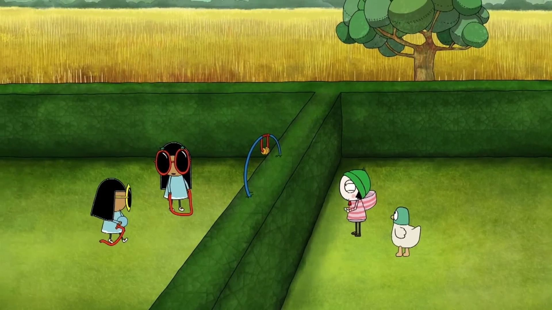 Sarah and Duck background