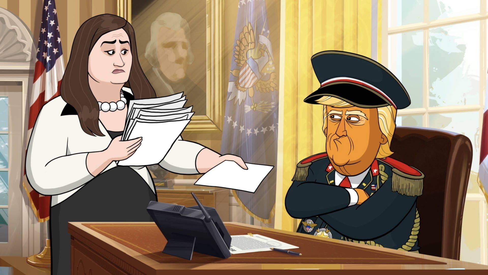 Our Cartoon President background