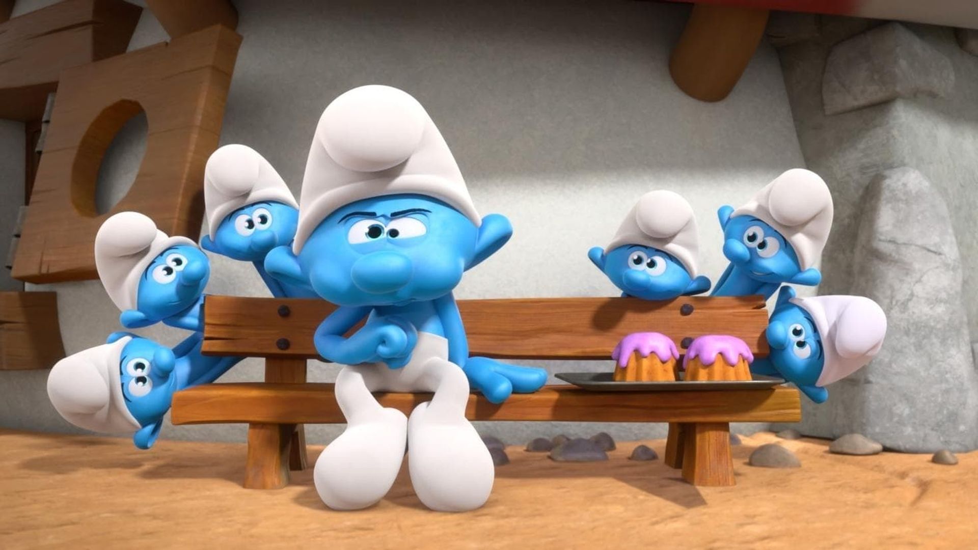 The Smurfs background