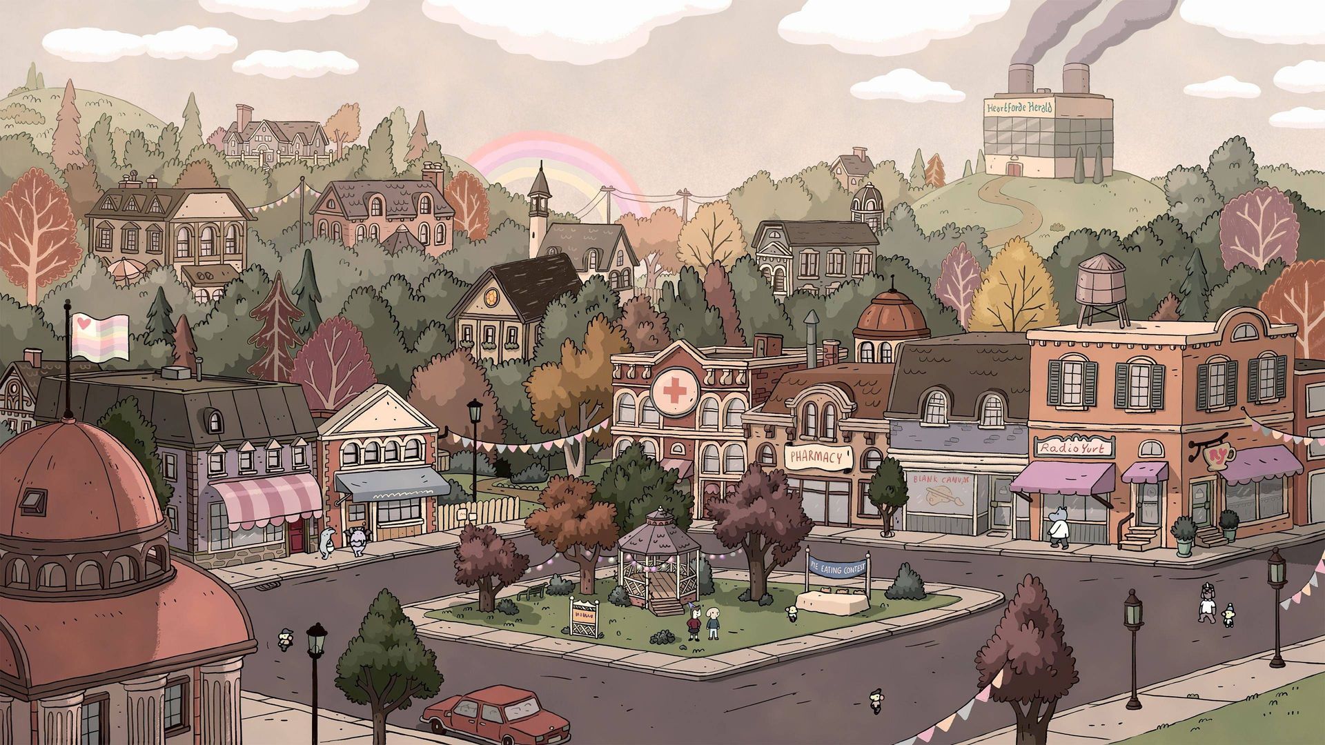 Summer Camp Island background