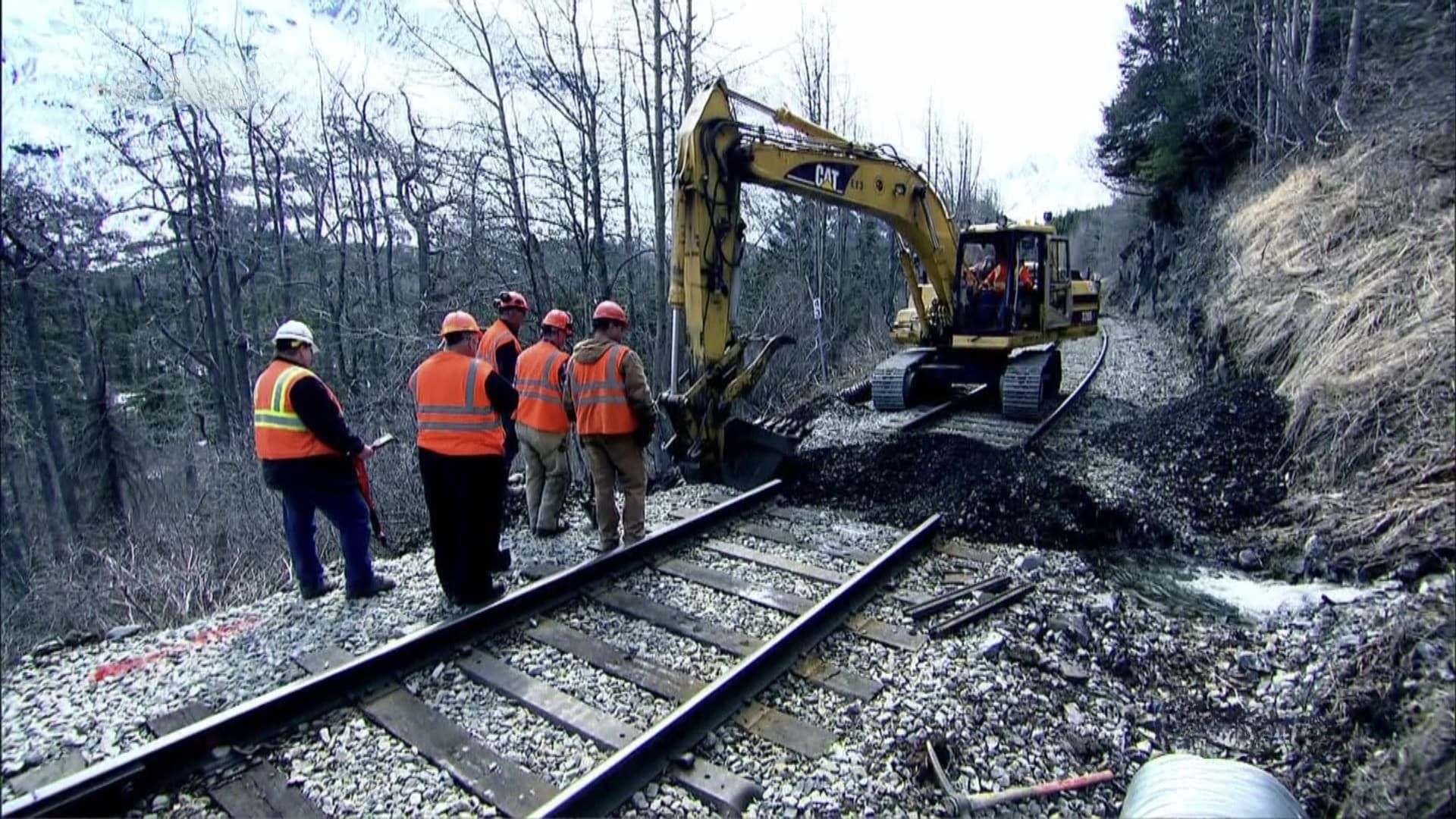 Railroad Alaska background