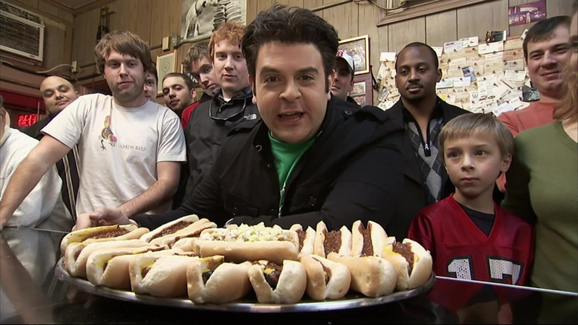 Man v. Food background