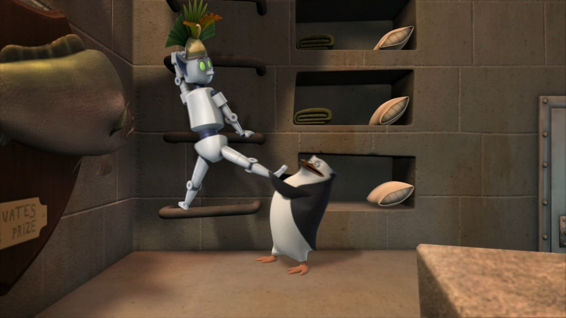 The Penguins of Madagascar background