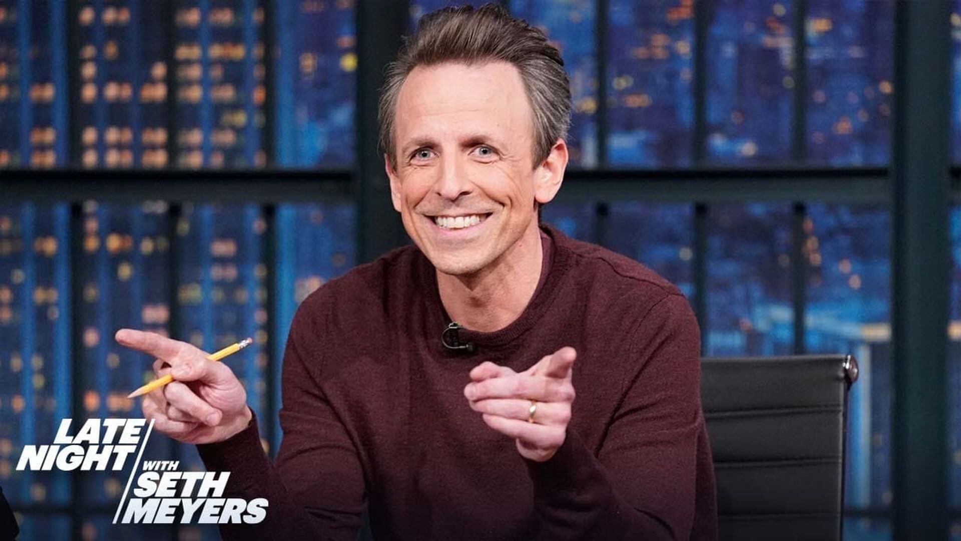 Late Night with Seth Meyers: Corrections" background