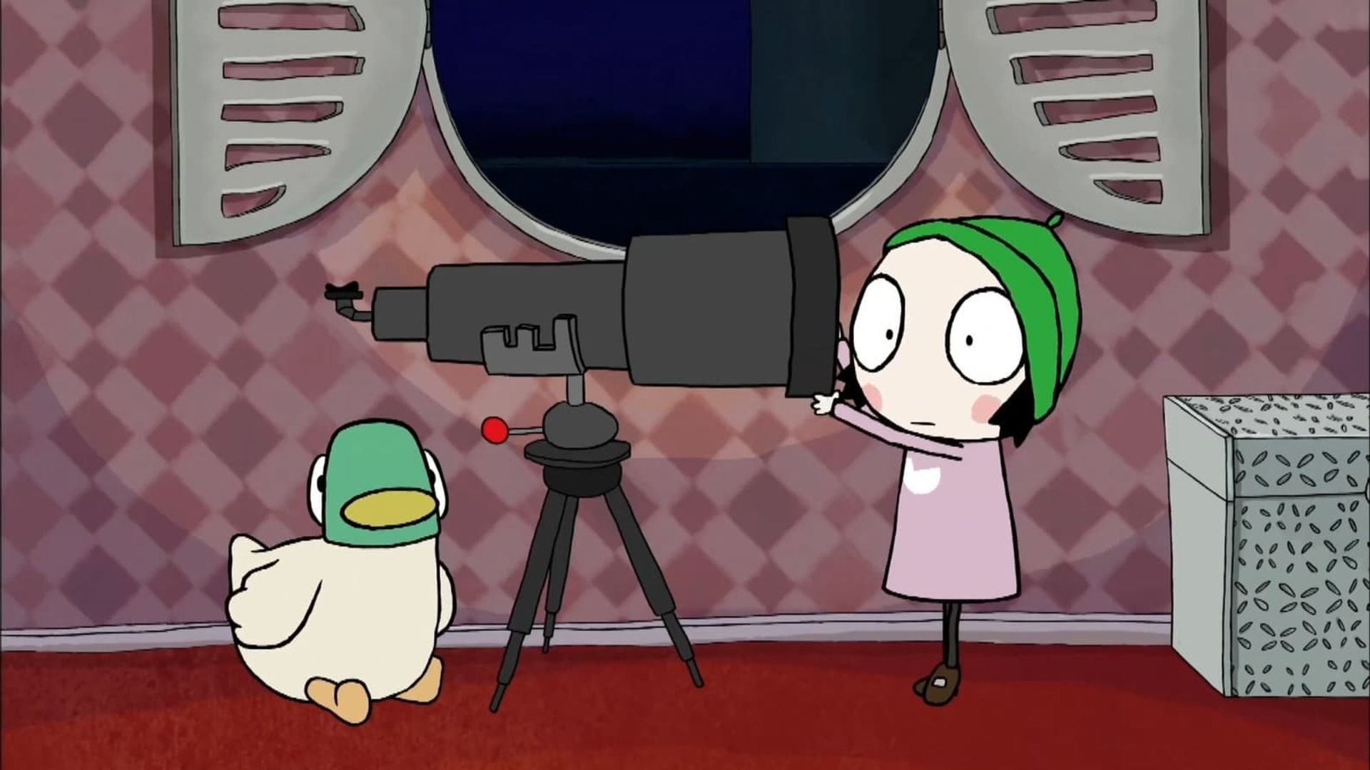 Sarah and Duck background