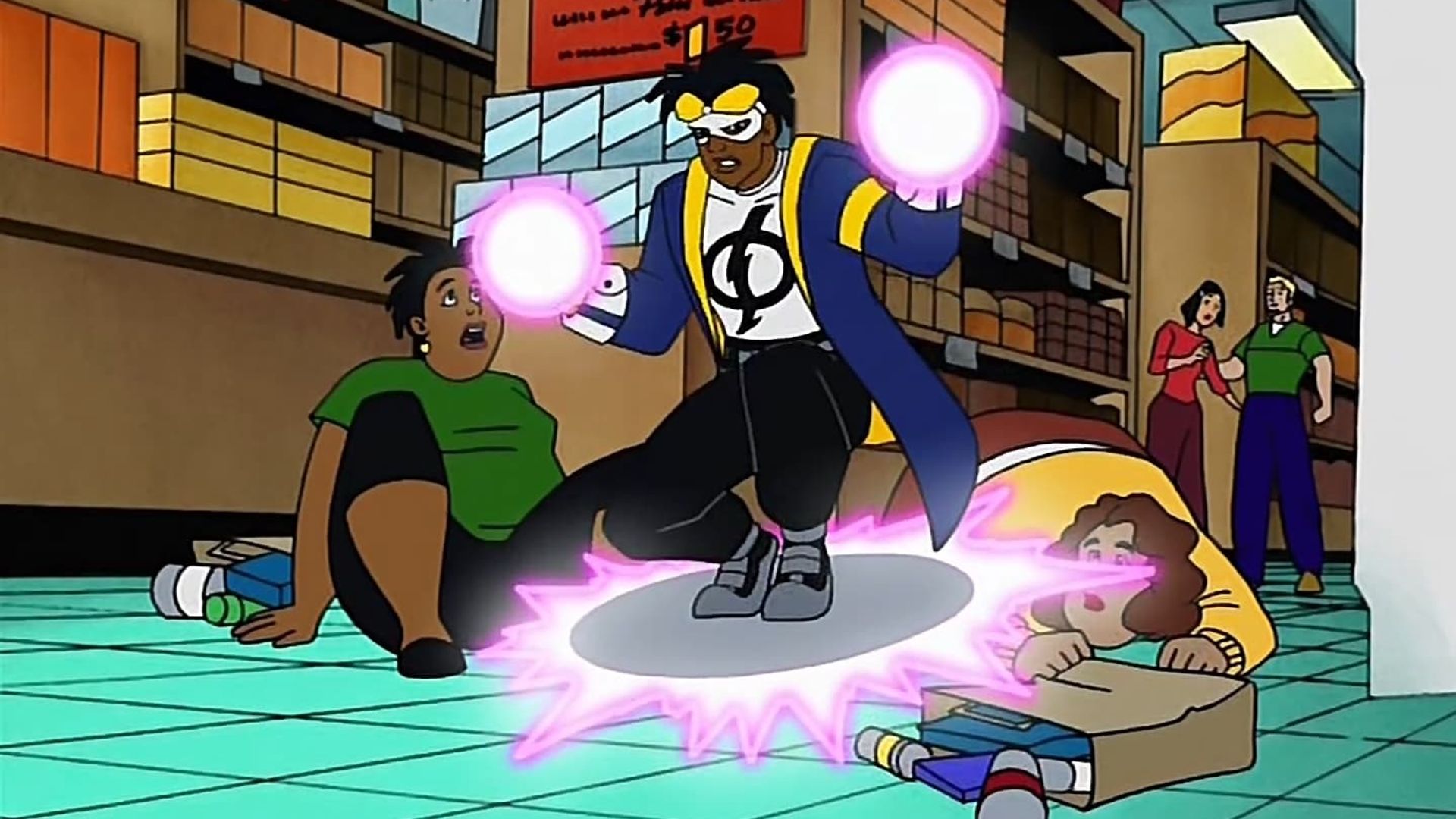 Static Shock background