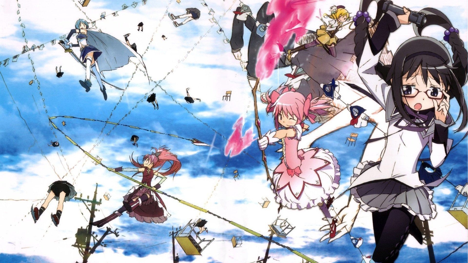 Puella Magi Madoka Magica background