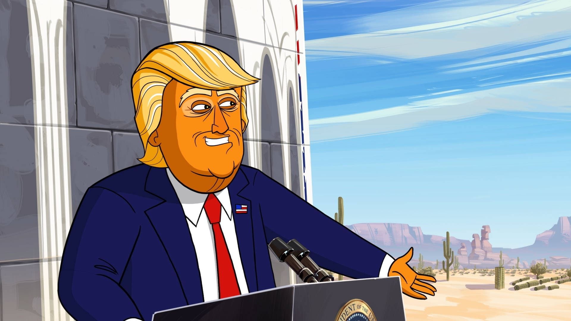 Our Cartoon President background