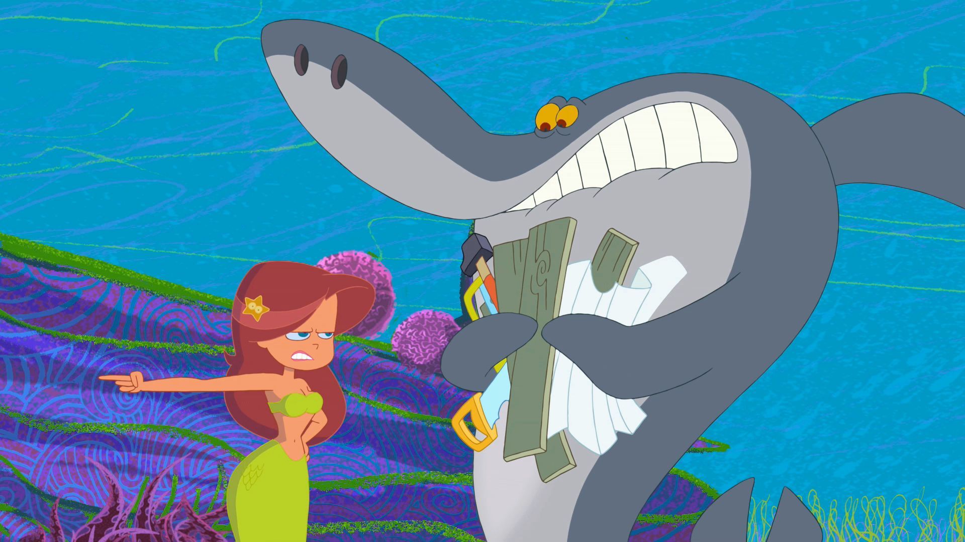 Zig & Sharko background